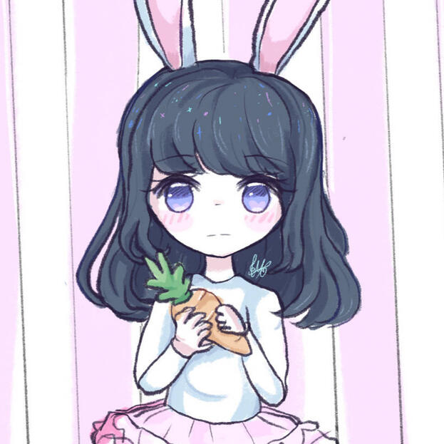 Dark Haired Bunny Girl